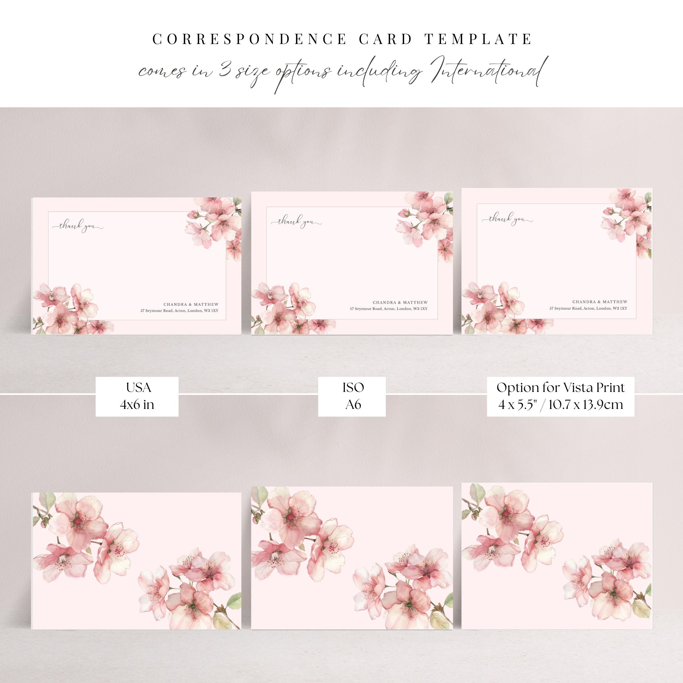 Sakura Blossom Correspondence Thank You - Image 5