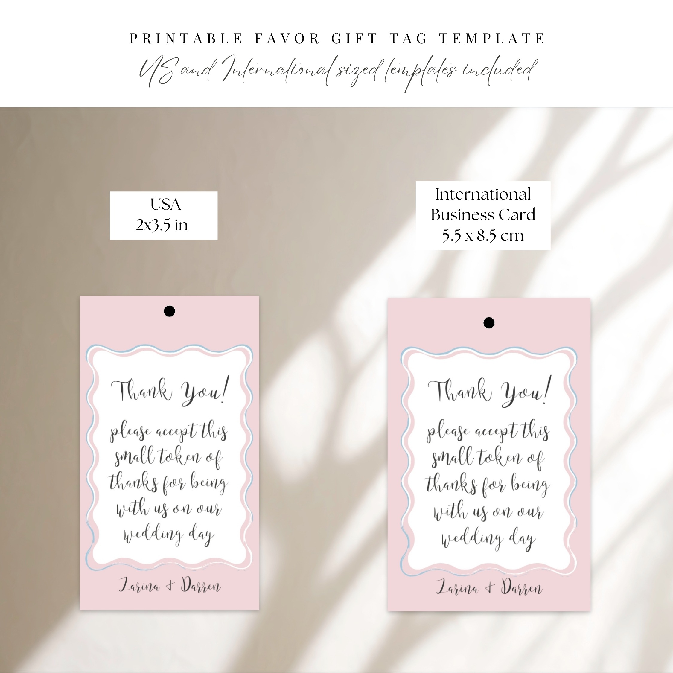 Wiggly Border Favor or Gift Tag - Image 4